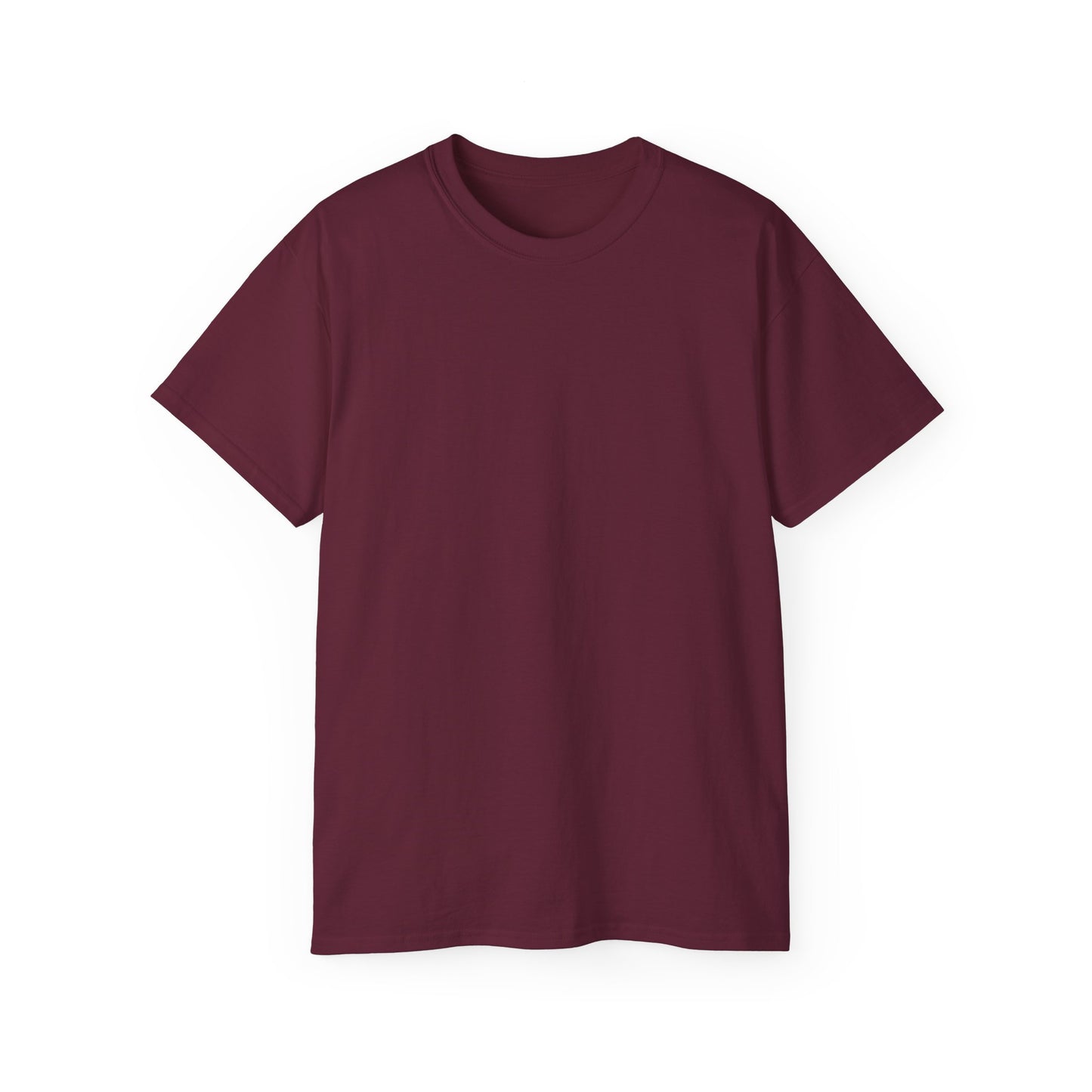 Plain Relaxed Fit Tshirt | Maroon
