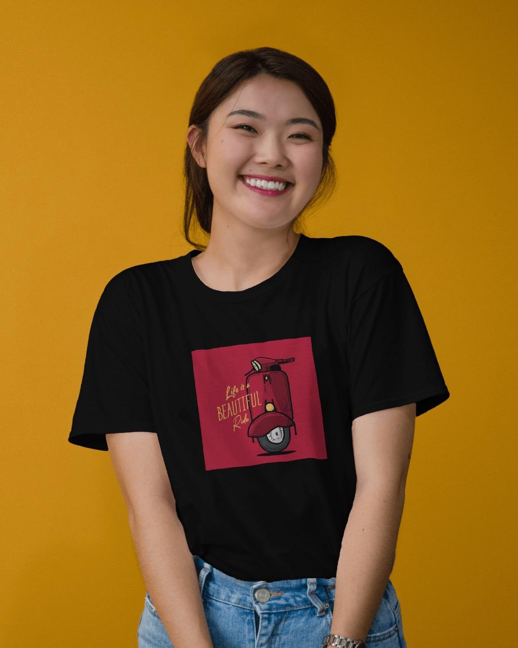 Short Sleeve Tshirt | Customise T-Shirt | Premium Unisex Tee (Black, White + Custom Colors)