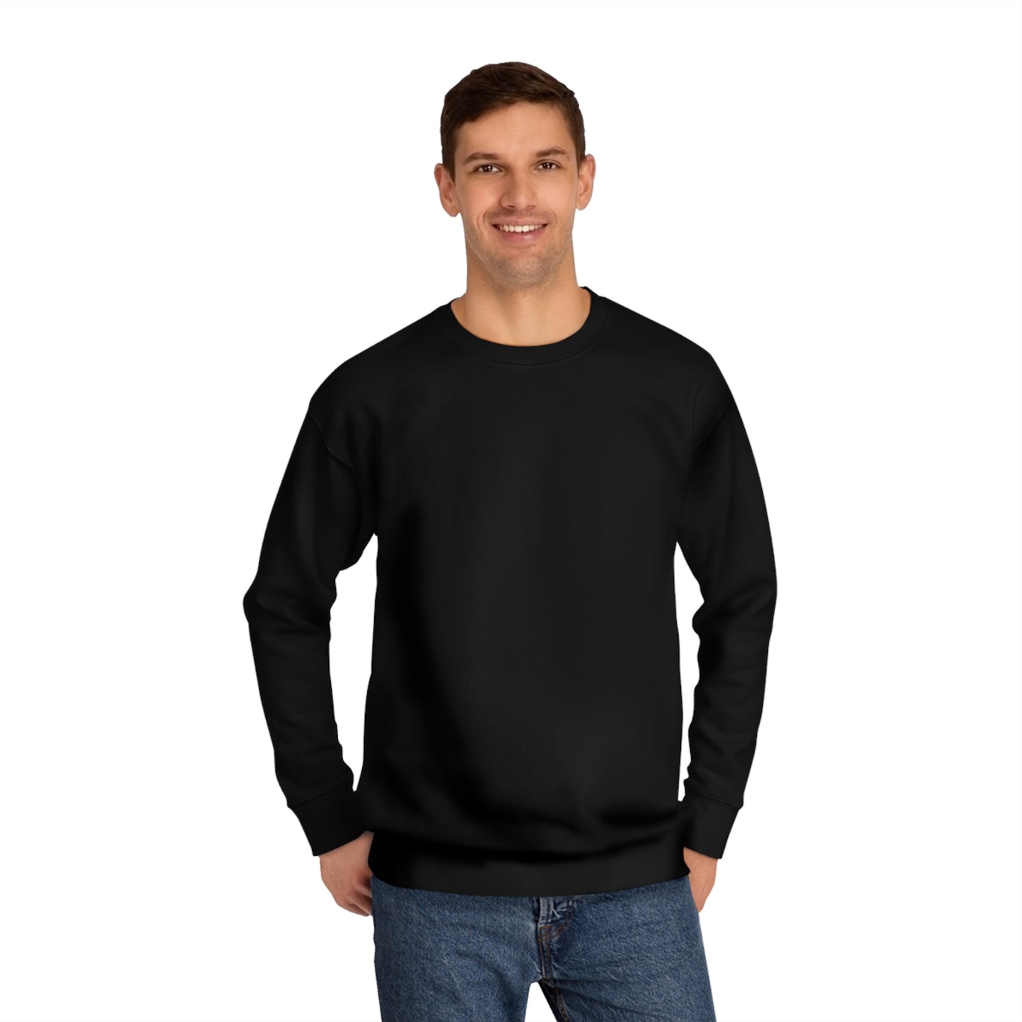 Full Sleeves Men Plain Sweatshirt